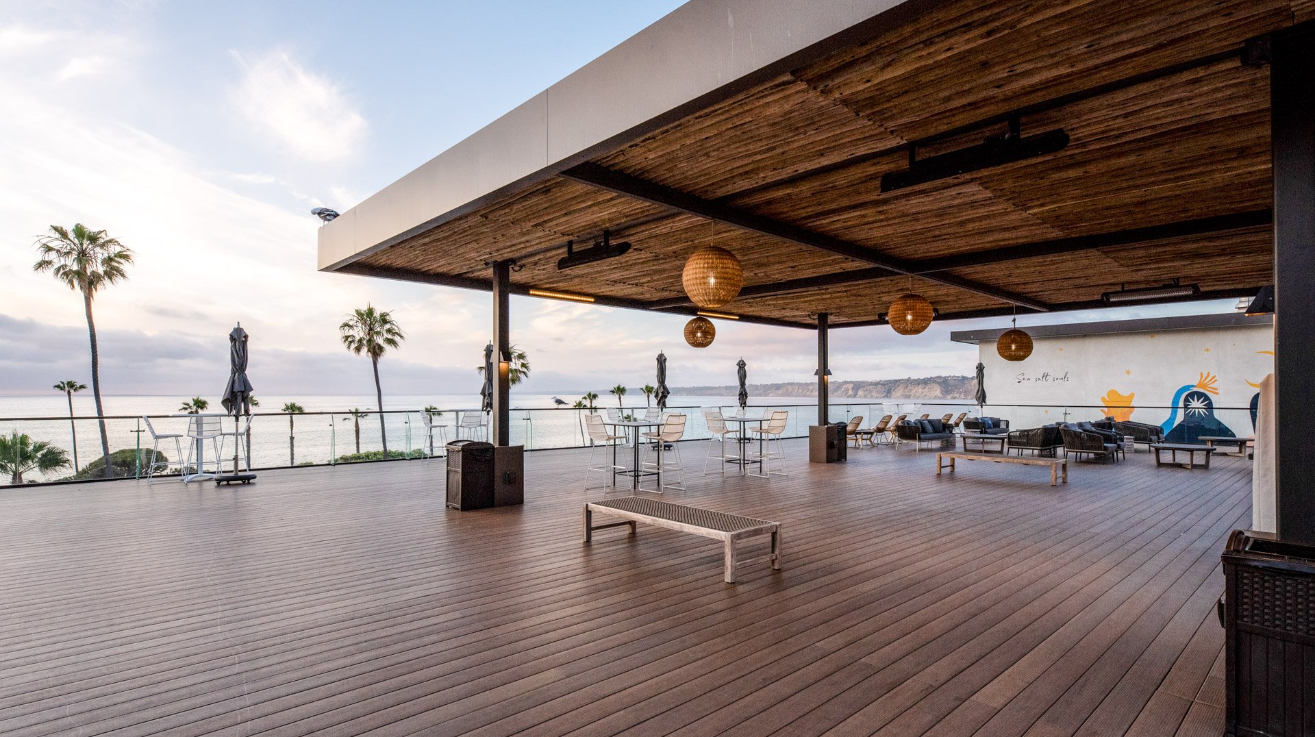La Jolla Cove Rooftop Events, Stunning Ocean Views CA